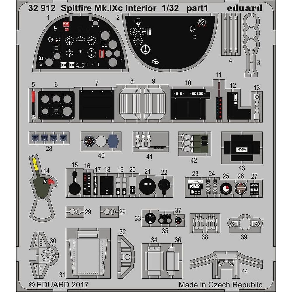 1:32 Spitfire Mk.IXc Interior Detail Set for Revell 32912 Eduard