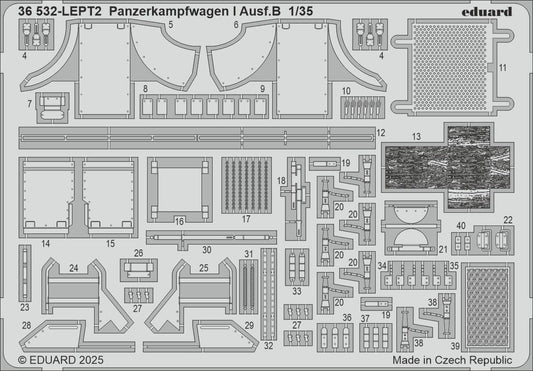 1:35 Panzerkampfwagen I Ausf.B Detail Set 36532 Eduard