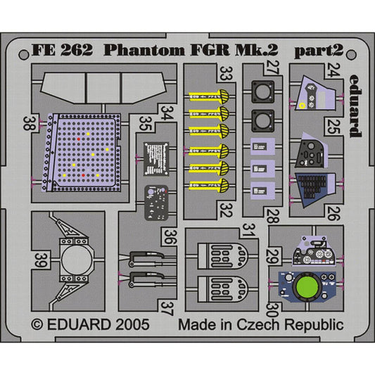 1:48 Phantom FGR Mk.2 Photo Etched Detail Set 49262 Eduard
