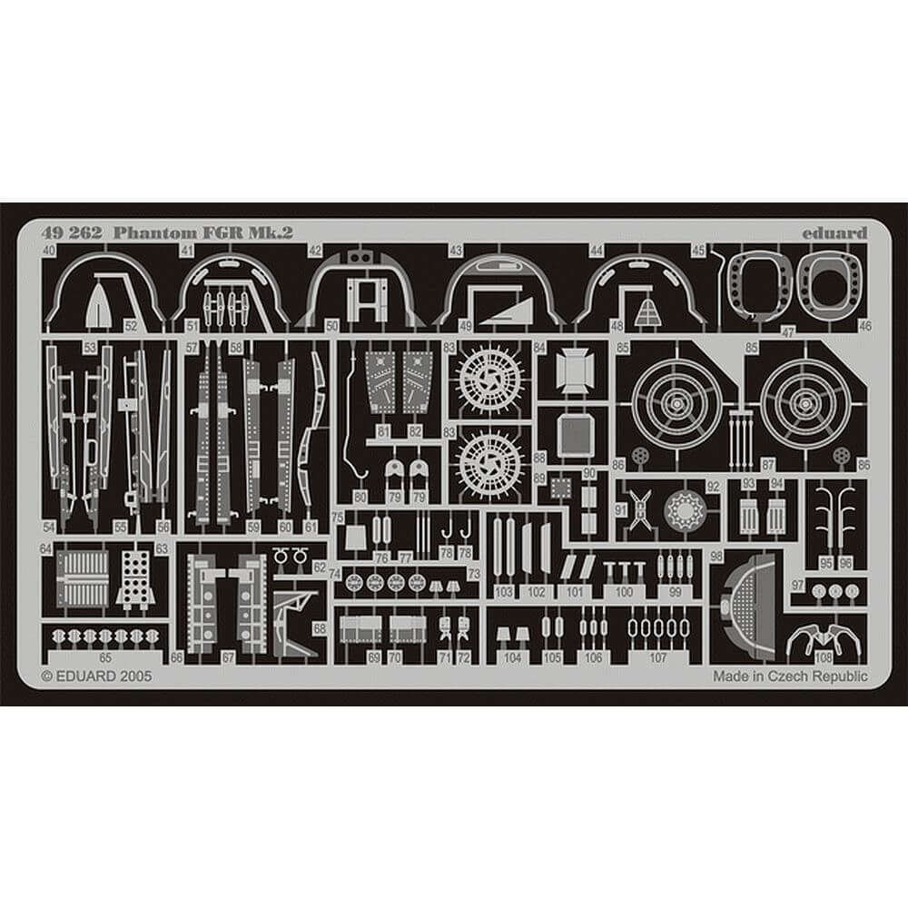 1:48 Phantom FGR Mk.2 Photo Etched Detail Set 49262 Eduard