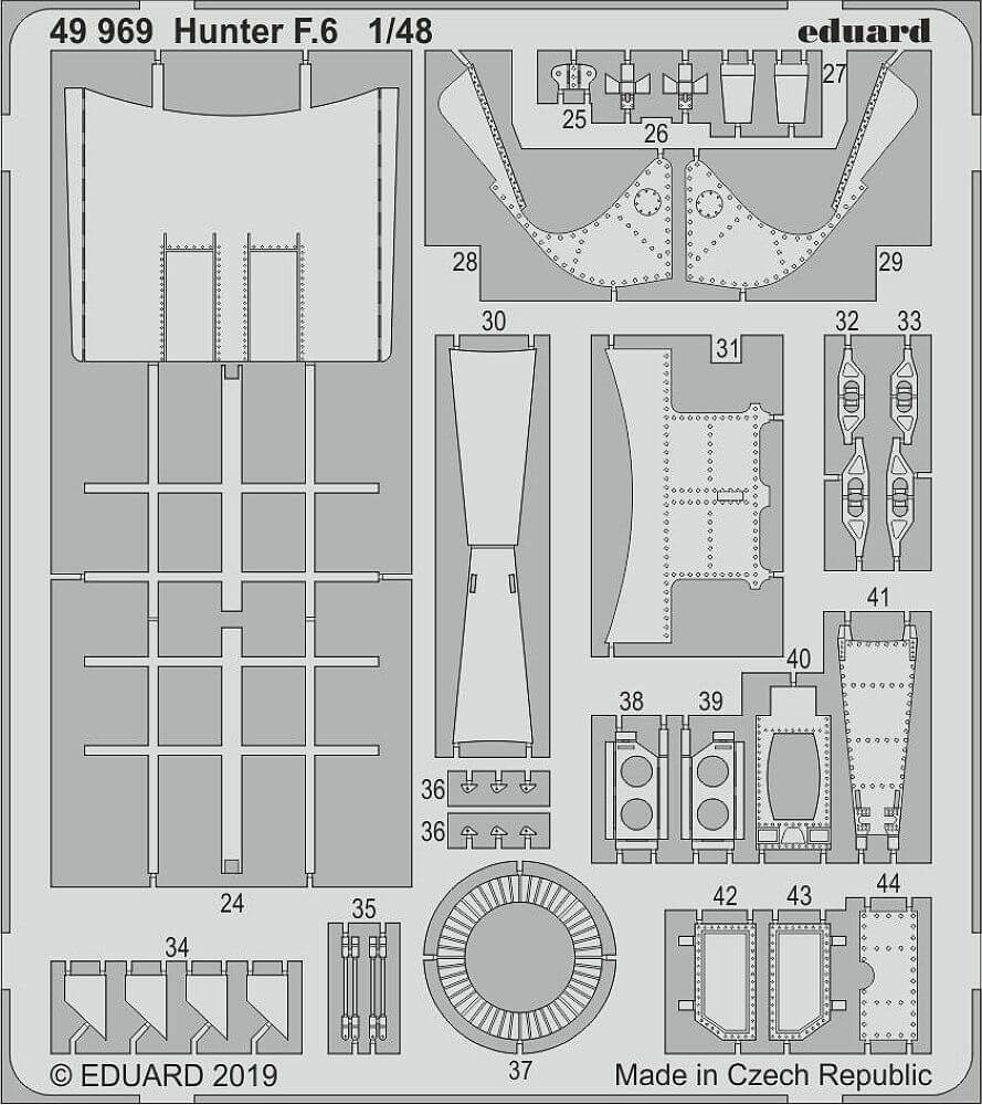 1:48 Hawker Hunter F.6 for Airfix 49969 Eduard