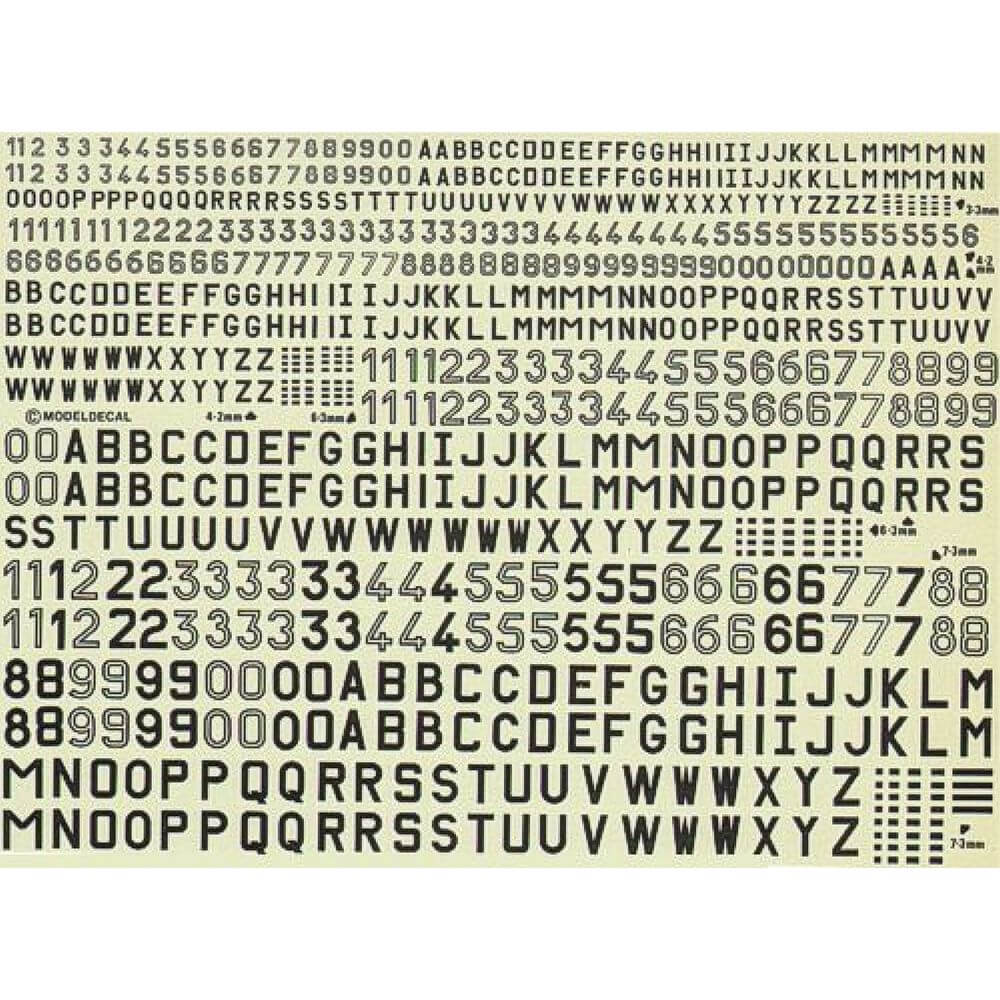 1:72 Armée de l'Air Moderne: French Air Force Black Codes No. 63 Modeldecal