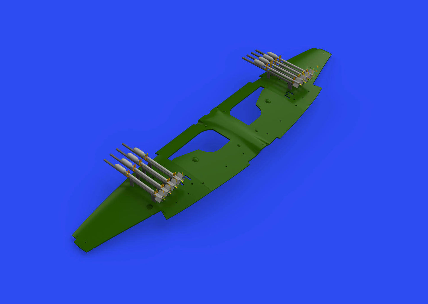 1:48 RP-3 60lb rockets for Hawker Tempest Mk.II 648641 Eduard Brassin