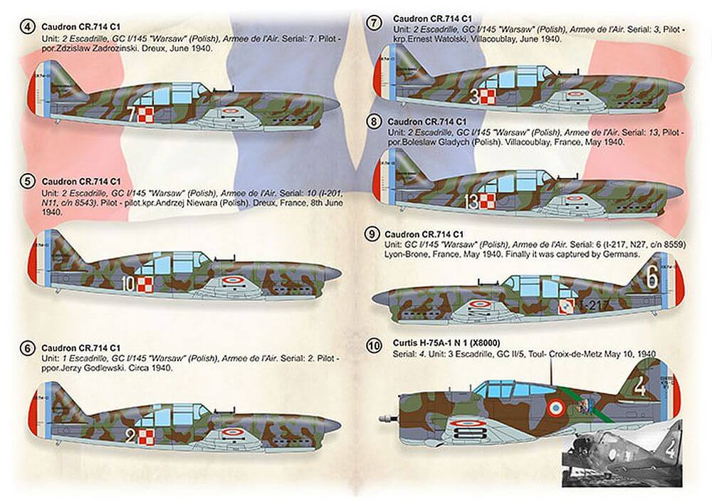 1:72 Battle of France 1940 Part-2 Decals 72-431 Print Scale