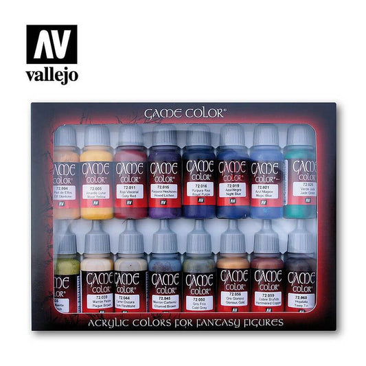 Game Color Advanced Acrylic Paint Set - 16 colours 72.298 AV Vallejo