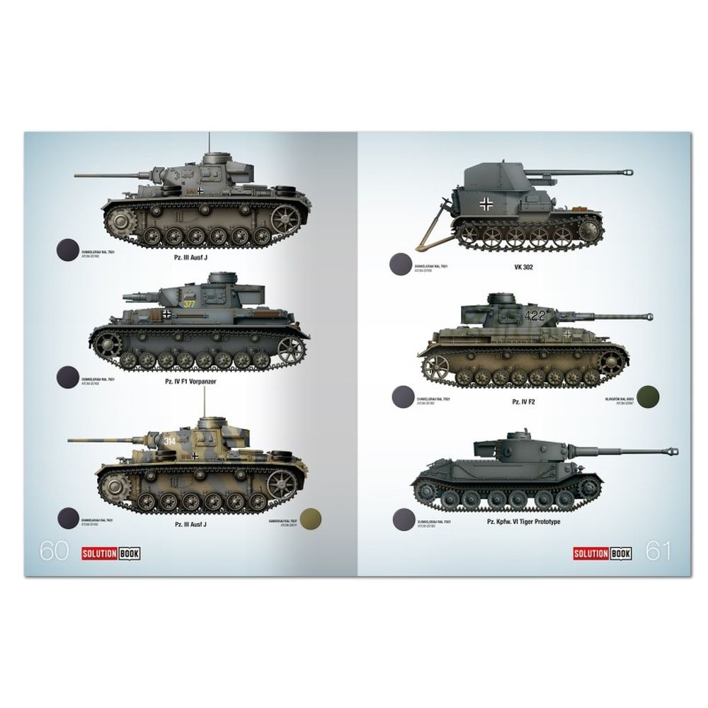 Solution Book 33 How to Paint WWII German Panzer Grey Vehicles Ammo