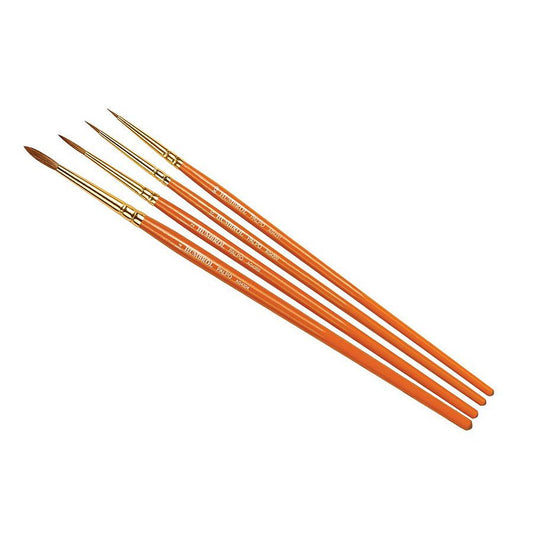 Humbrol AG4250 Palpo Sable Brush Pack 000, 0, 2, 4