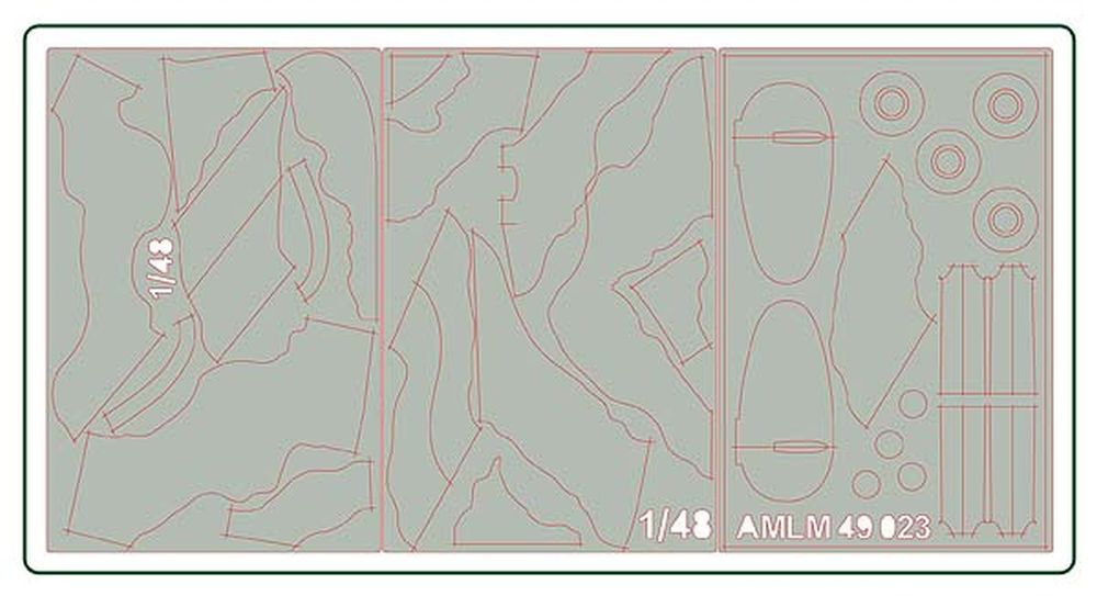 1:48 Avro Lancaster B.I/III Camouflage Masking Set AMLM49023 AML