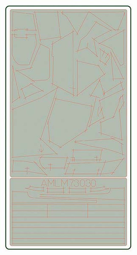 1:72 Junkers Ju 87B-1 "Stuka" Camouflage Masking Set AMLM73030 AML