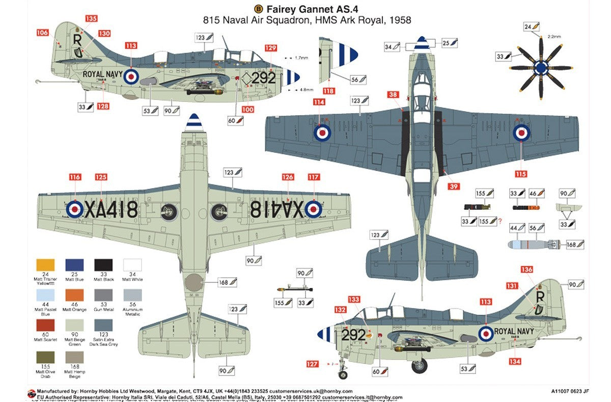 1:48 Fairey Gannet AS.1/AS.4 A11007 Airfix