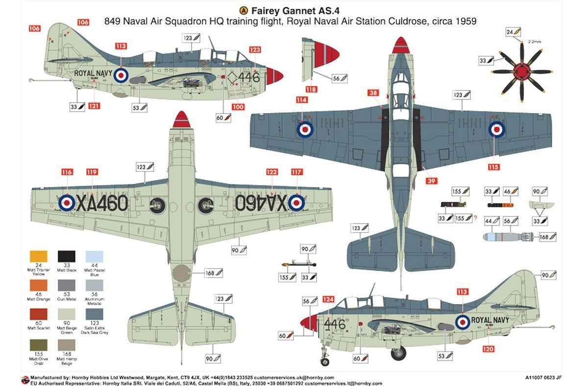 1:48 Fairey Gannet AS.1/AS.4 A11007 Airfix