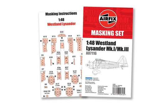 1:48 Westland Lysander Masking Set for Airfix A65008 by Airfix