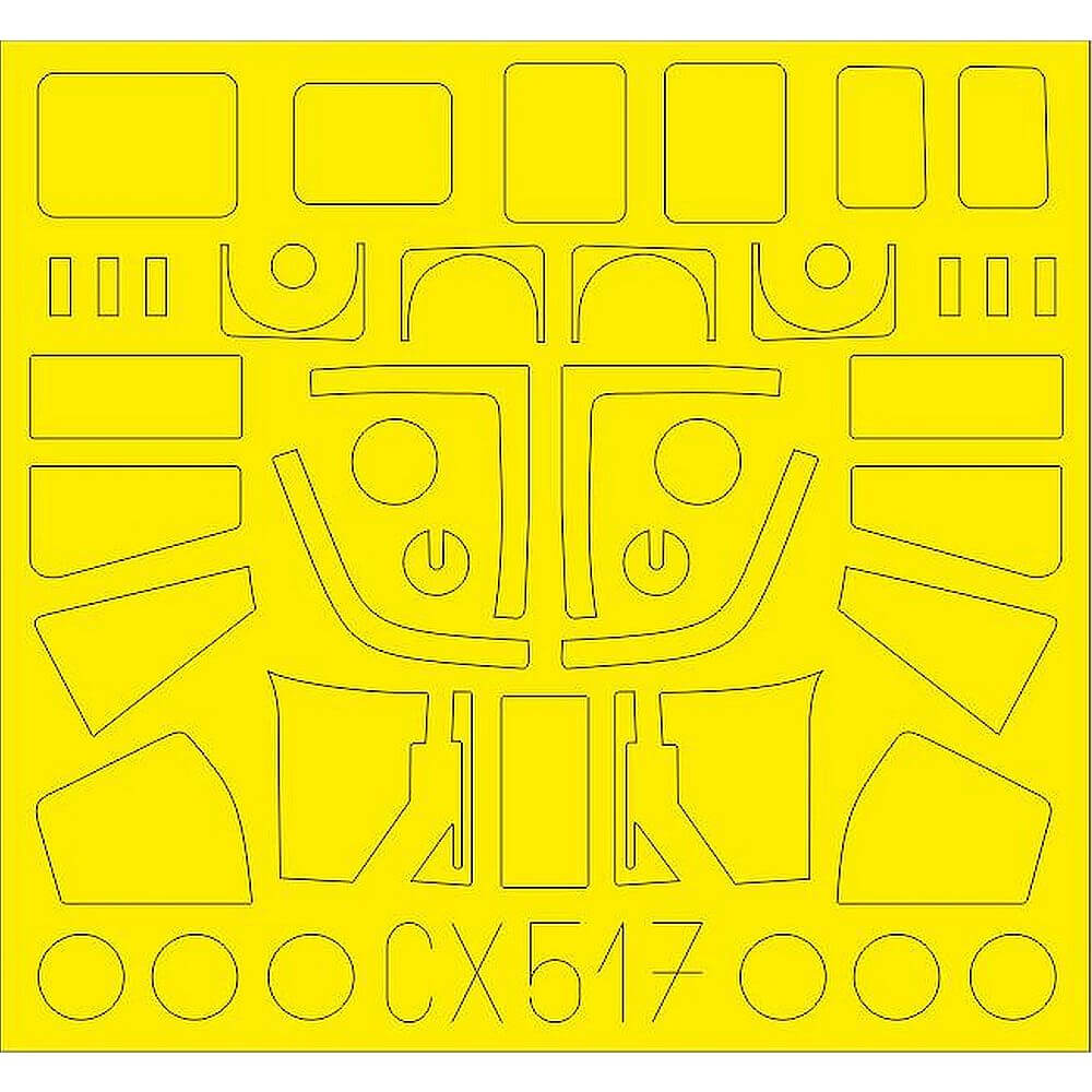 1:72 Sea King HAR.3 / Mk.43 Masking Set for Airfix CX517 Eduard