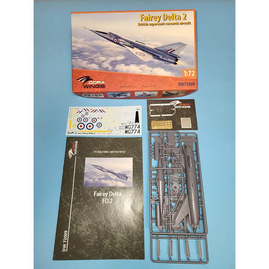 1:72 Fairey Delta 2 British Supersonic Research Aircraft DW72009 Dora Wings