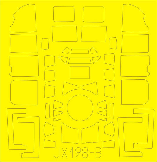 1:32 B-17F Flying Fortress Masking Set for HK Models JX198 Eduard