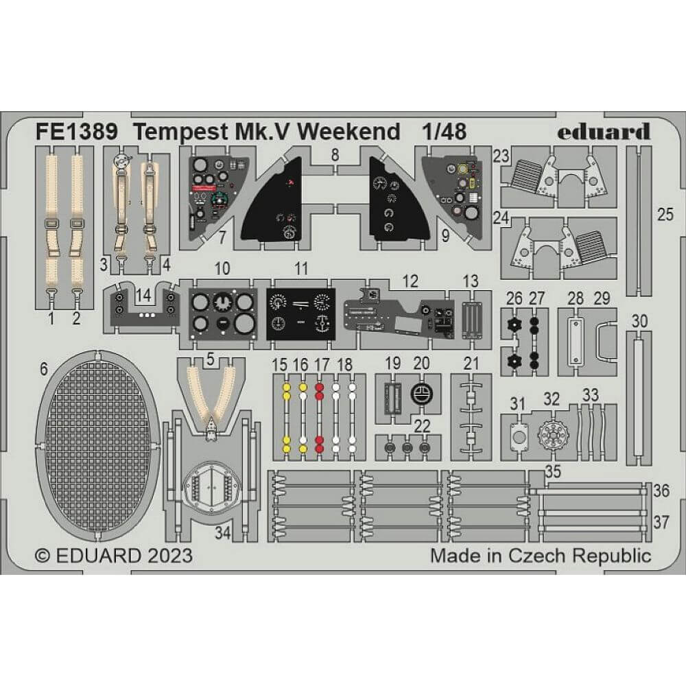 1:48 Tempest Mk.V Weekend FE1398 Eduard