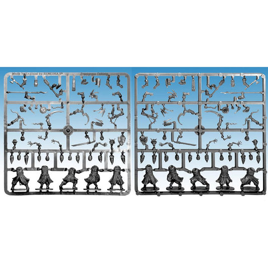 28mm Frostgrave Cultists Single Sprue With Bases