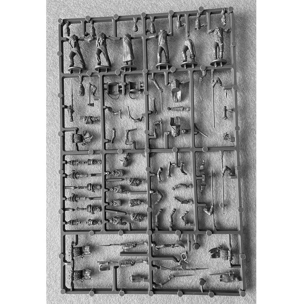 28mm French Napoleonic Infantry Command Single Sprue Perry Miniatures
