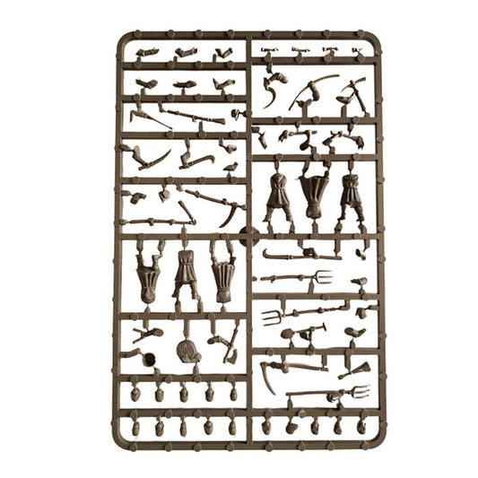 28mm Northmen Folk Rabble Single Sprue Fireforge Games