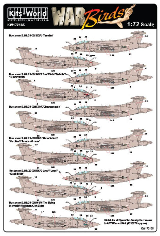 1:72 Blackburn Buccaneers - Gulf War - Part 1 KW172135 Kits-World
