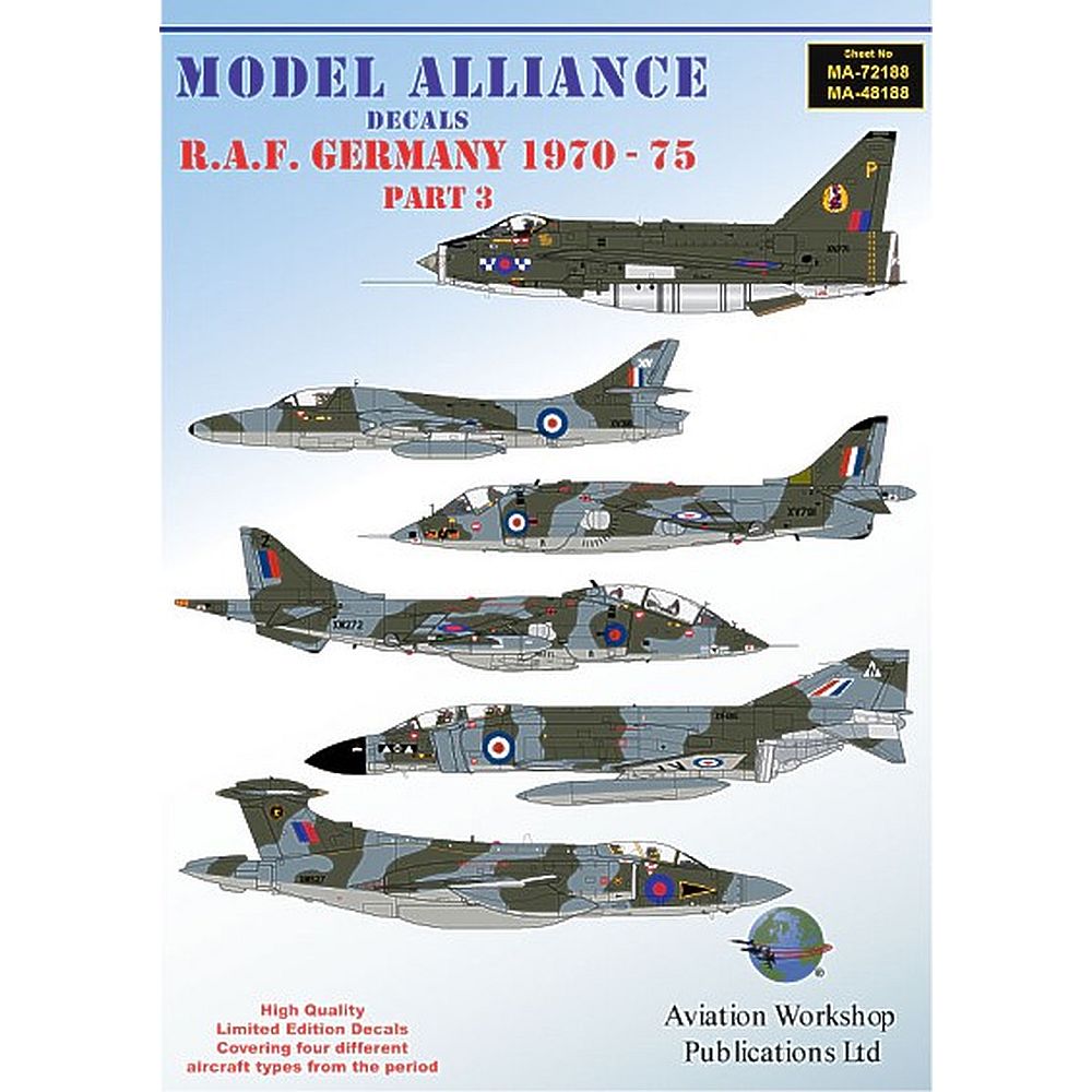 Model Alliance MA-72188 RAF Germany Part 3 Decals 1:72
