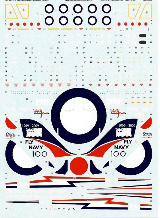 Model Alliance MAS-729037 Anniversary Hawks Decals 1:72
