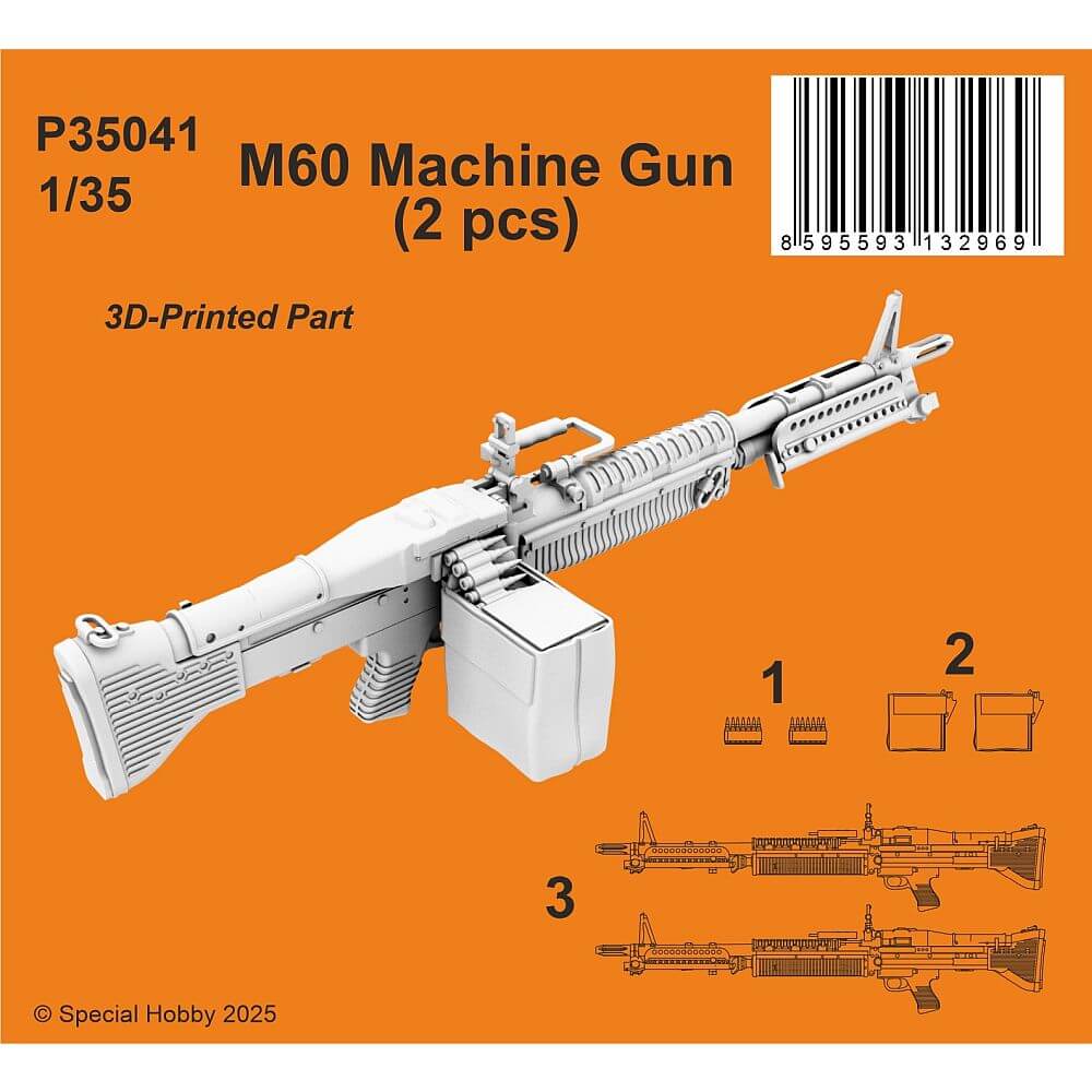 1:35 M60 Machine Gun (2 pcs) P35041 CMK