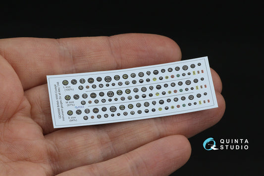 1:48 British WWII Cockpit instrument gauges QD48566 Quinta Studio