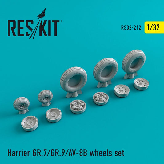 ResKit RS32-0212 Harrier GR.7/GR.9/AV-8B wheels set 1/32