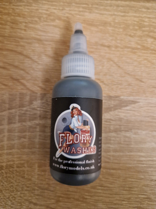Flory Models TWW102 Thick Dark Dirt Weathering Wash 50ml Bottle