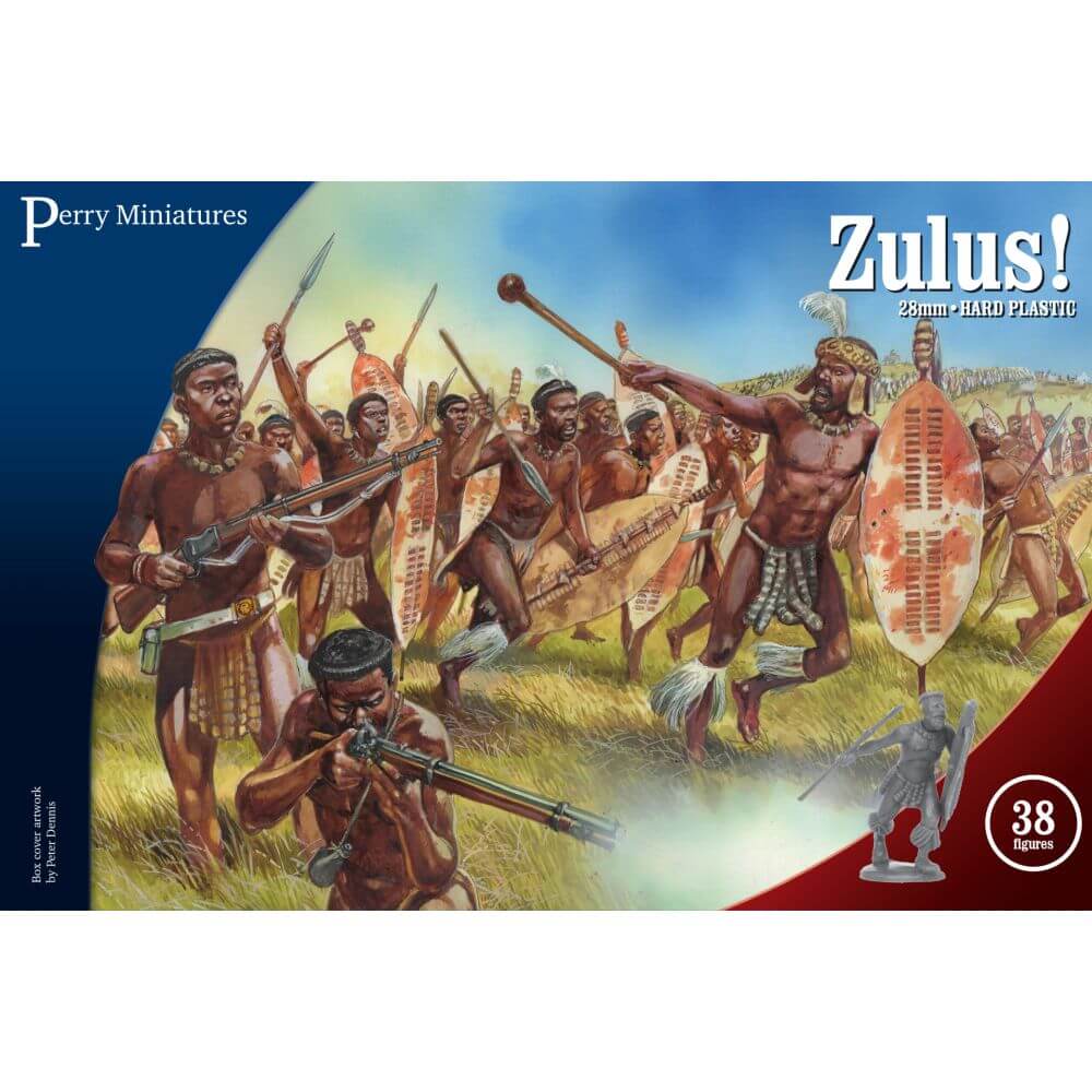28mm Zulus VLW 41 Perry Miniatures