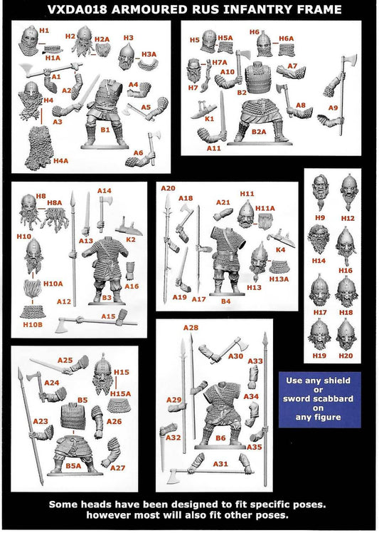 28mm Armoured Rus Infantry Single Sprue Victrix