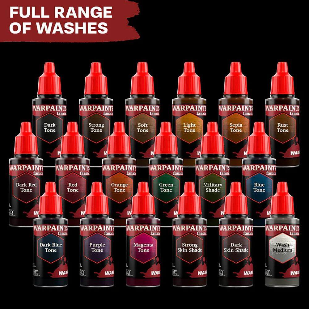18ml Warpaints Fanatic Wash: Wash Medium WP3216P The Army Painter