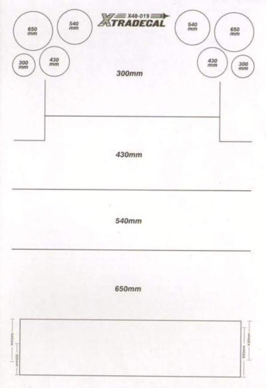 1:48 Luftwaffe WWII Swastikas X48019 Xtradecal