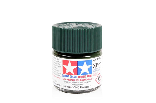 10ml J.N. Green Acrylic Mini Paint XF-11 Tamiya