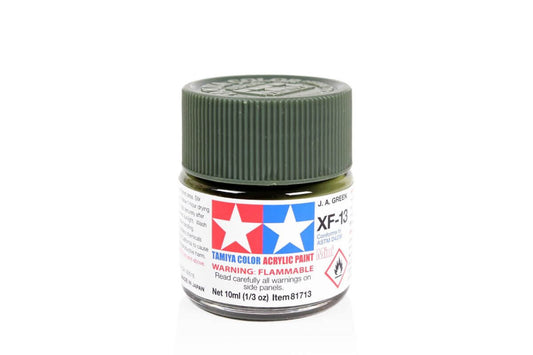 10ml J.A. Green Acrylic Mini Paint XF-13 Tamiya