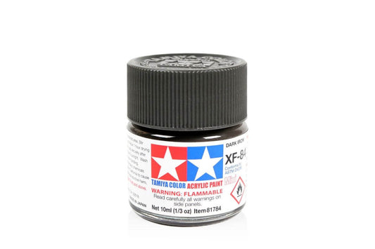 10ml Dark Iron Acrylic Mini Paint XF-84 Tamiya