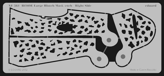 1:48 Messerschmitt Bf-109E Large 'Mottle Mask' paint mask XF561 Eduard