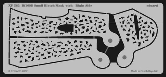 1:48 Messerschmitt Bf-109E Small 'Mottle Mask' paint mask XF563 Eduard
