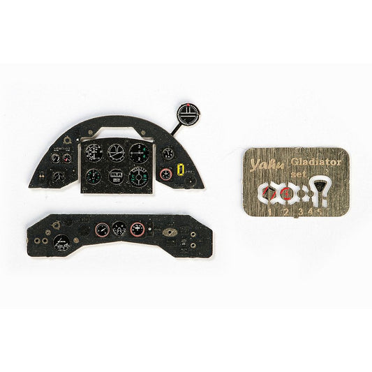 Yahu Models YMA4832 Gladiator Mk.I late & Mk.II Instrument Panel 1/48