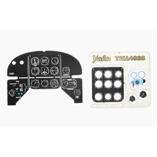 Yahu Models YMA4838 Yak-3 early Instrument Panel Eduard Zvezda 1/48
