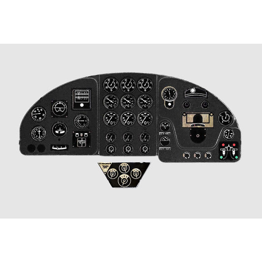 Yahu Models YMA4840 Savoia S.M.79 early Instrument Panel Trumpeter 1/48