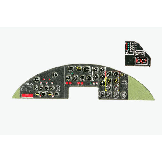 Yahu Models YMA4843 B-17 G Flying Fortress Instrument Panel Revell 1/48