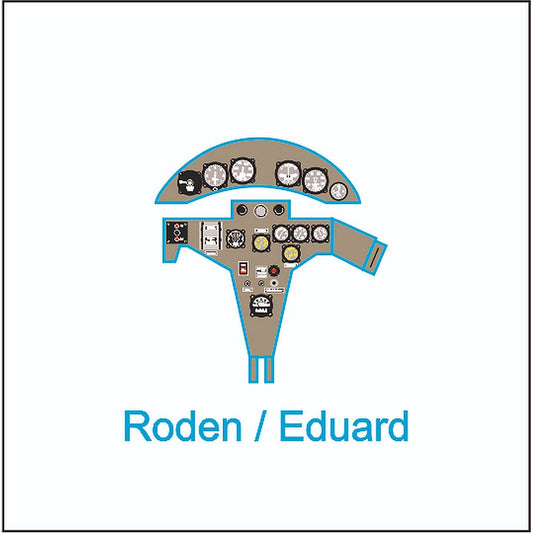 Yahu Models YMA4845 Heinkel He-51 Instrument Panel Eduard 1/48