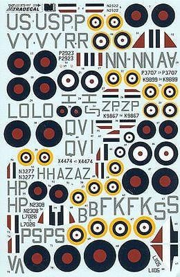 Xtradecal X72117 1/72 Battle of Britain 70th Anniversary RAF Model Decals - SGS Model Store