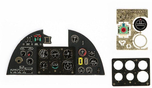 Yahu Models YMA2401 1/24 Hurricane Mk.I Instrument Panel for Trumpeter - SGS Model Store