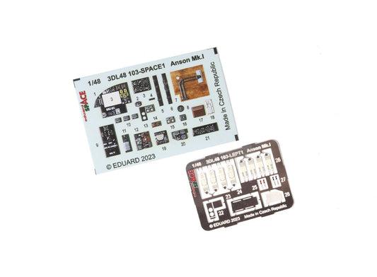 Eduard 3DL48103 Avro Anson Mk.I SPACE Set for Airfix 1/48