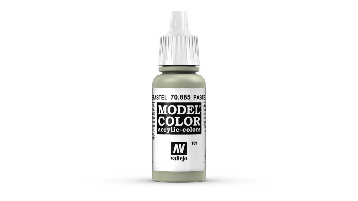 Vallejo Model Color 70.885 Pastel Green Acrylic Paint 17ml bottle
