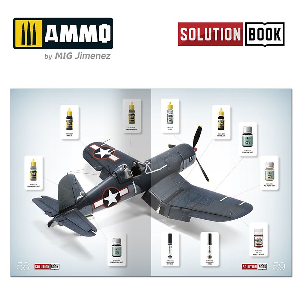 Solution Book 14 How To Paint WWII US Navy Late Aircraft AMIG6523