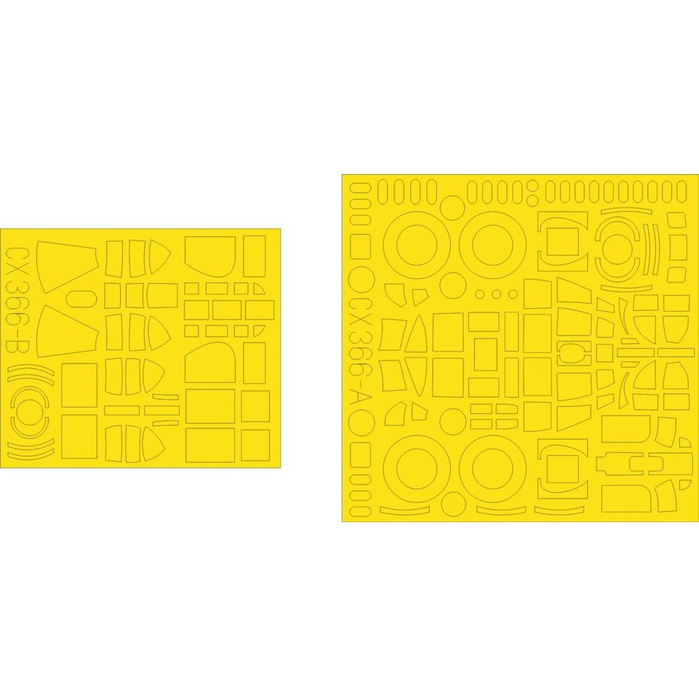 Eduard CX366 1/72 Avro Lancaster B.I/B Mk.III paint mask for Airfix Kits